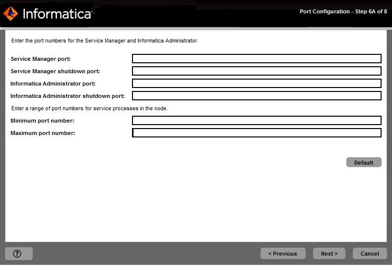 This image describes about the port configuration information. 
					 