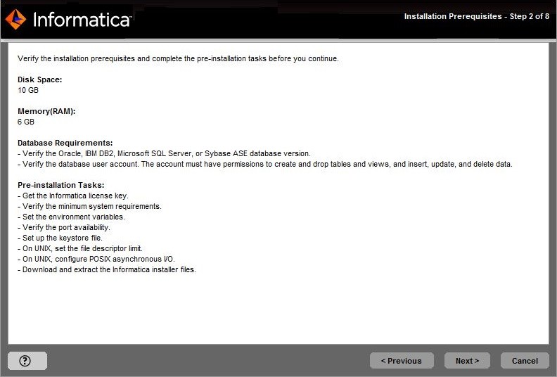 This images describes about the installation requirments and the tasks to perform before you install. 
					 